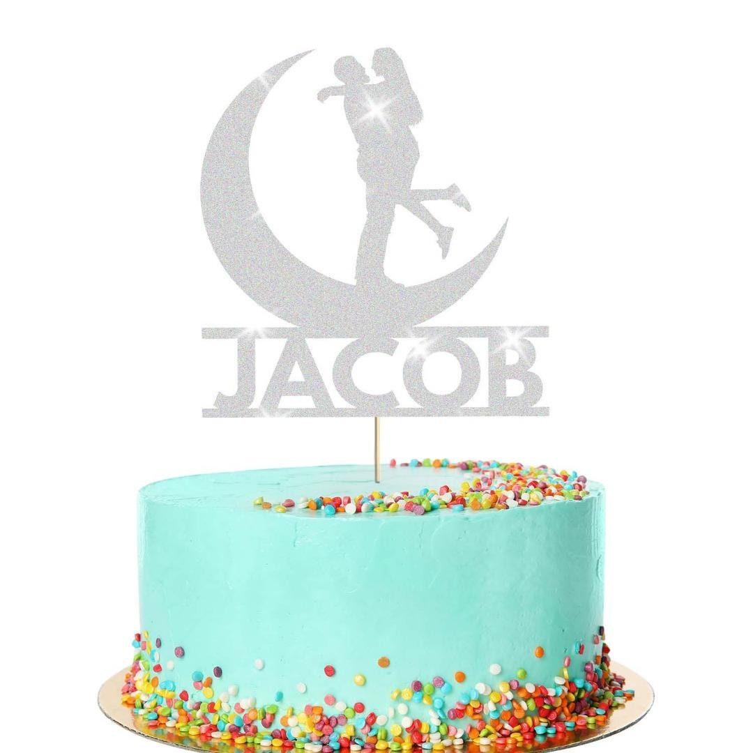 Personalised Wedding Cake Topper Couple Anniversary Party Decoration Keepsake