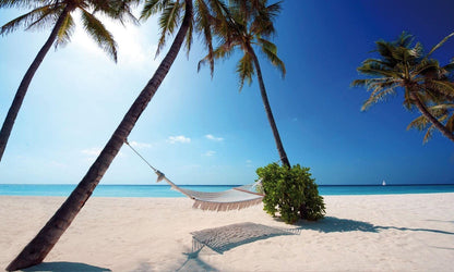 Maldives Tropical Paradise Beach Scene Giant Poster - A5 A4 A3 A2 A1 A0 Sizes