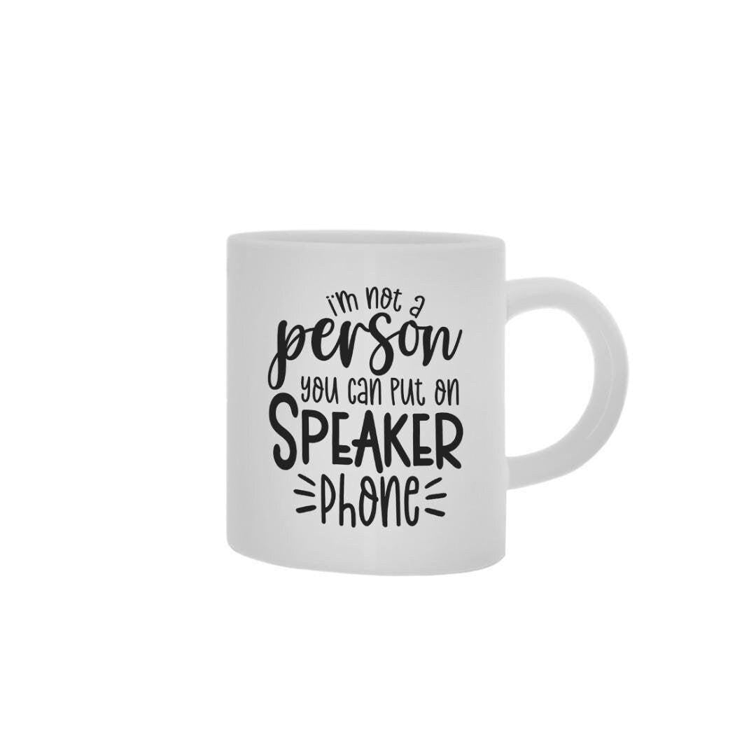 I Am Not A Person Mug And Coaster Gift Set Sarcastic Funny Coffee Tea Cup Gifts