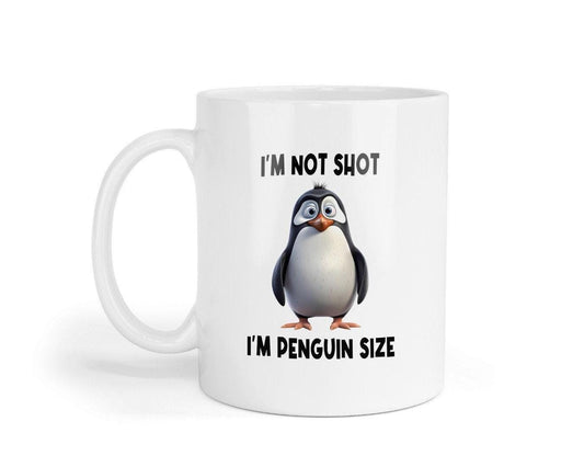 Penguin Size Funny Mug & Coaster Set