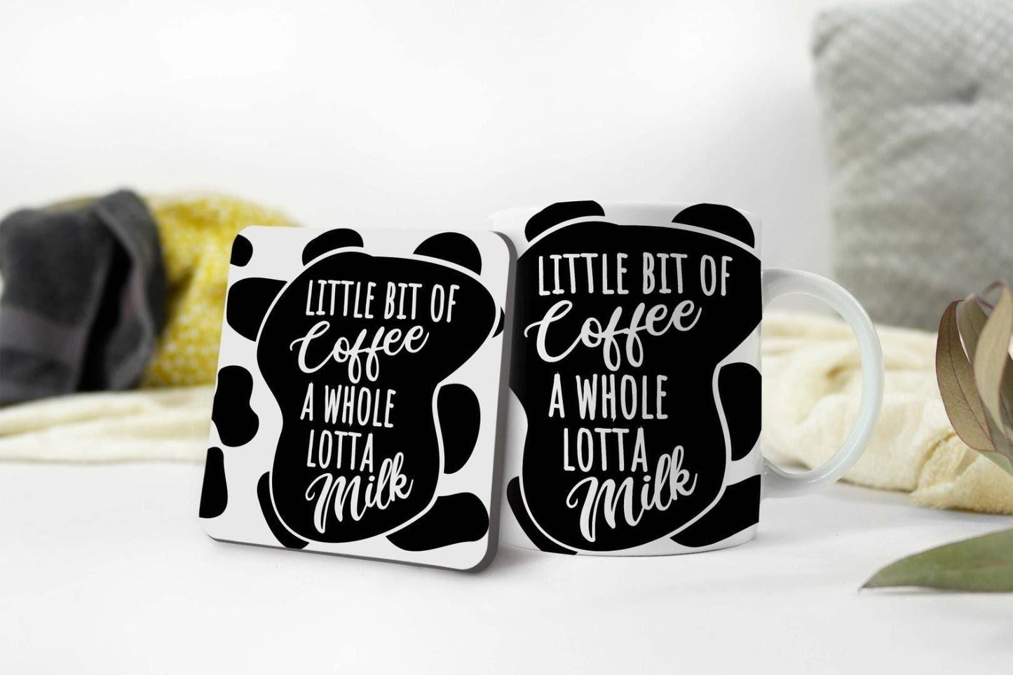 Little Bit Of Coffee Mug And Coaster Gift Set Friend Birthday Tea Gift Keepsake