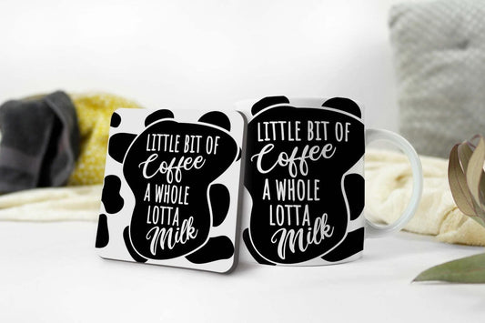 Little Bit Of Coffee Mug And Coaster Gift Set Friend Birthday Tea Gift Keepsake