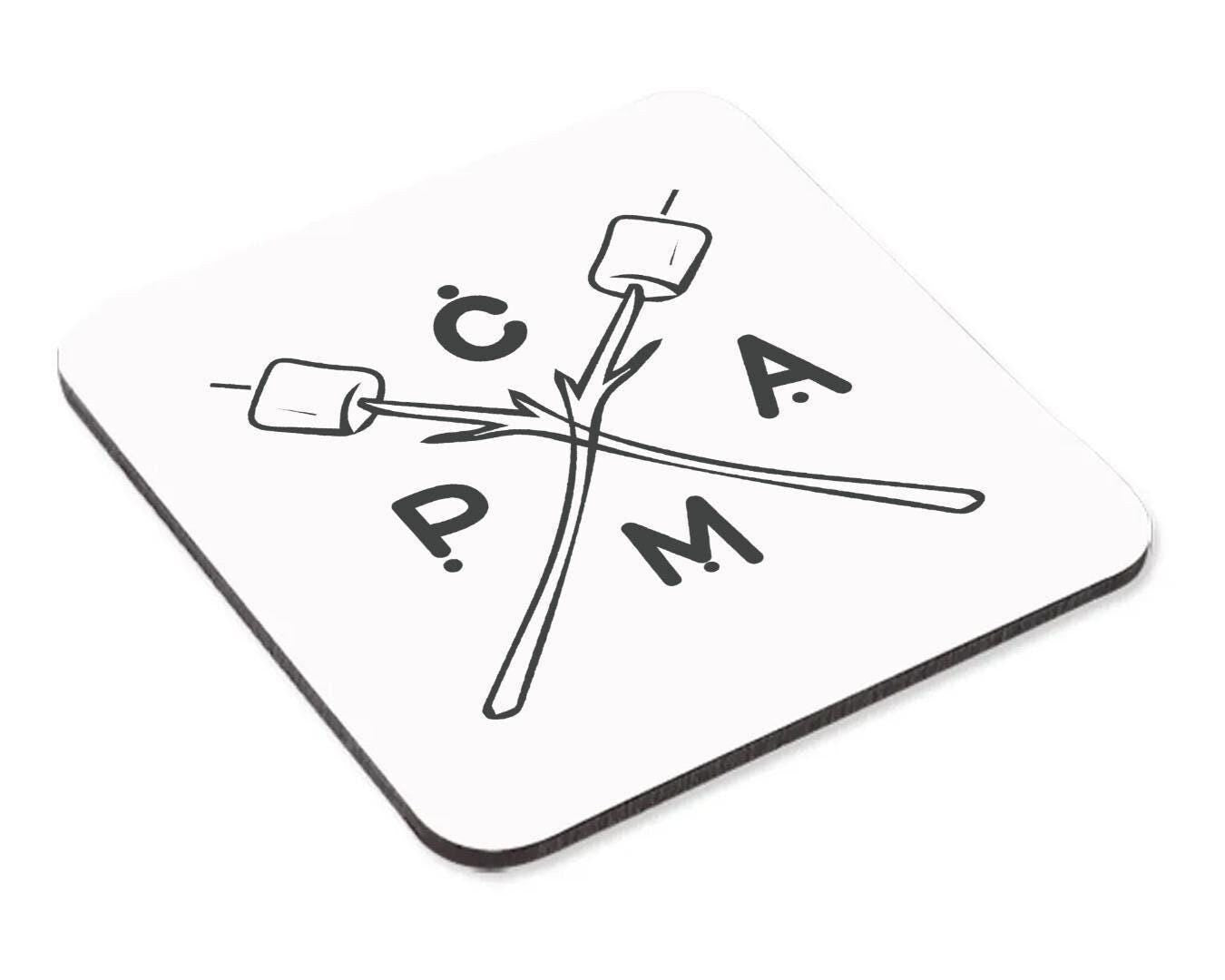 Camp Mug & Coaster Set: Adventure Camping Gift