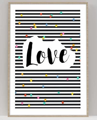 Love Reminder Inspiration Motivation Nursery Wall Decor Art Poster Print