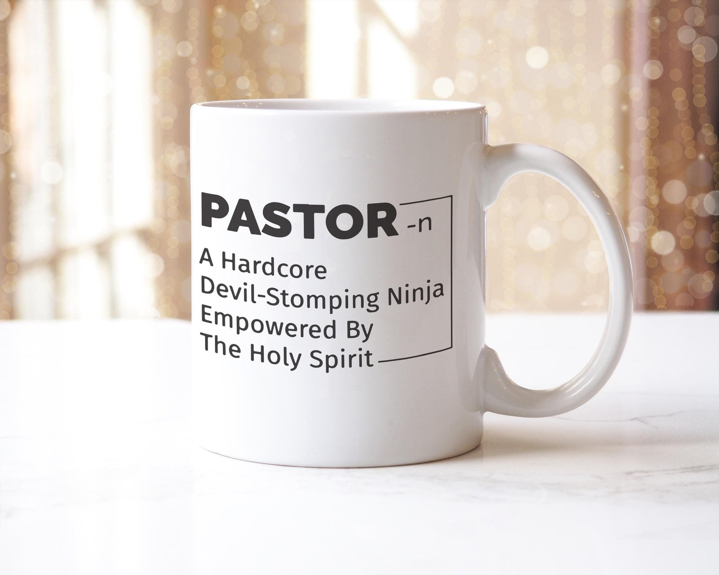 Pastor Hardcore Devil Mug: Funny Coffee Tea Cup - UK Made