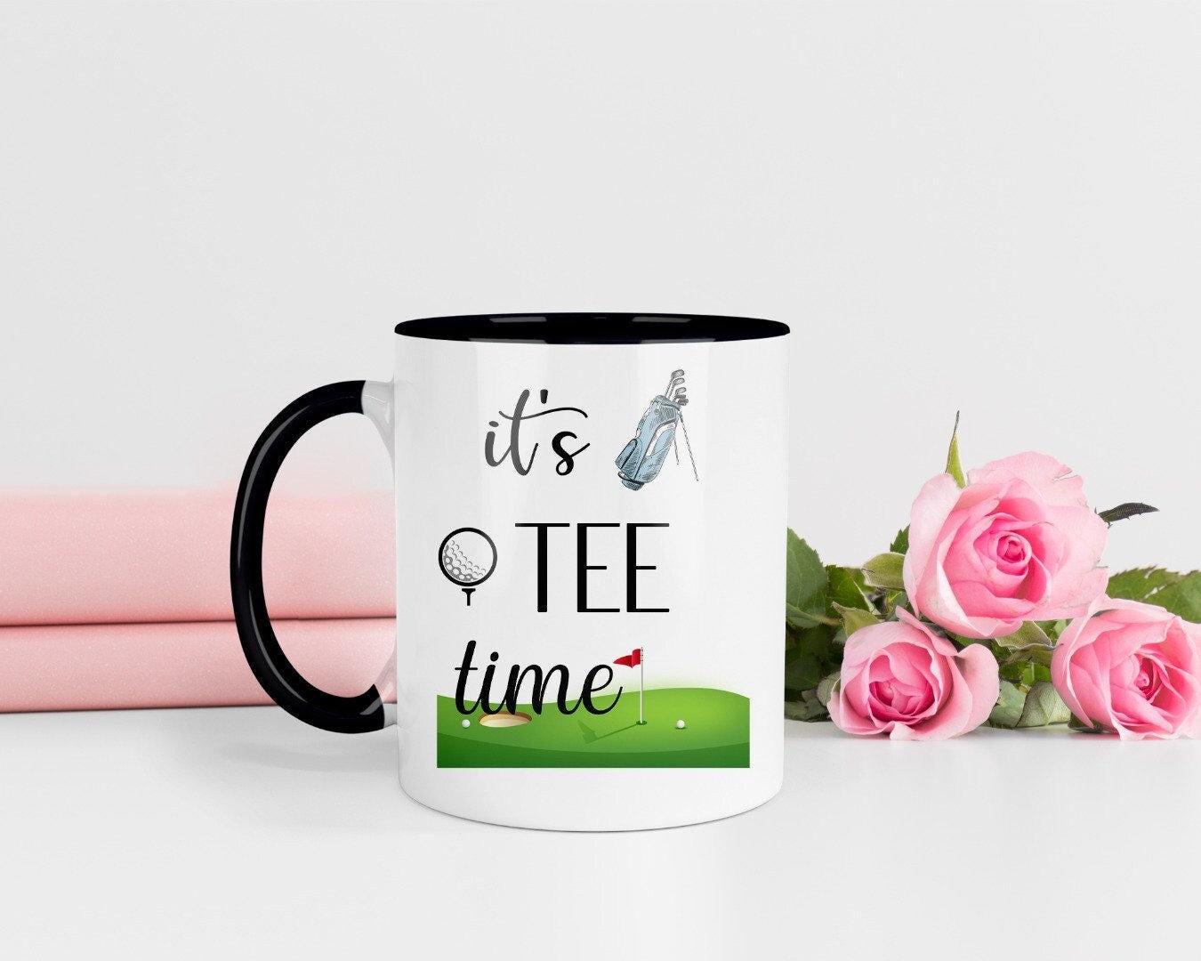 It's Tee Time Golf Mug & Coaster Set: Golfer Gift