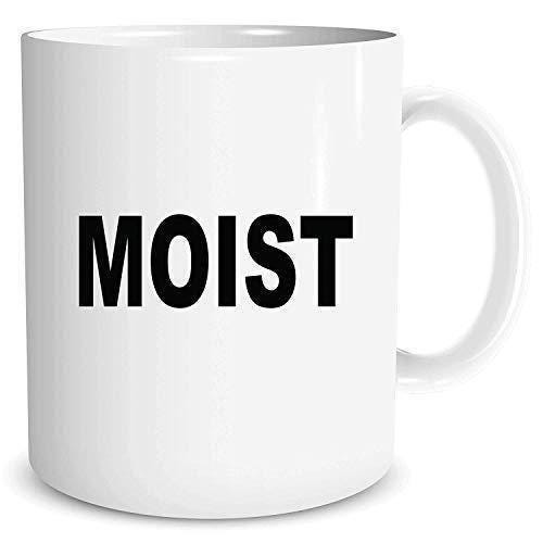 Funny Coffee Mug: Rude, Moist - Offensive Novelty Gift