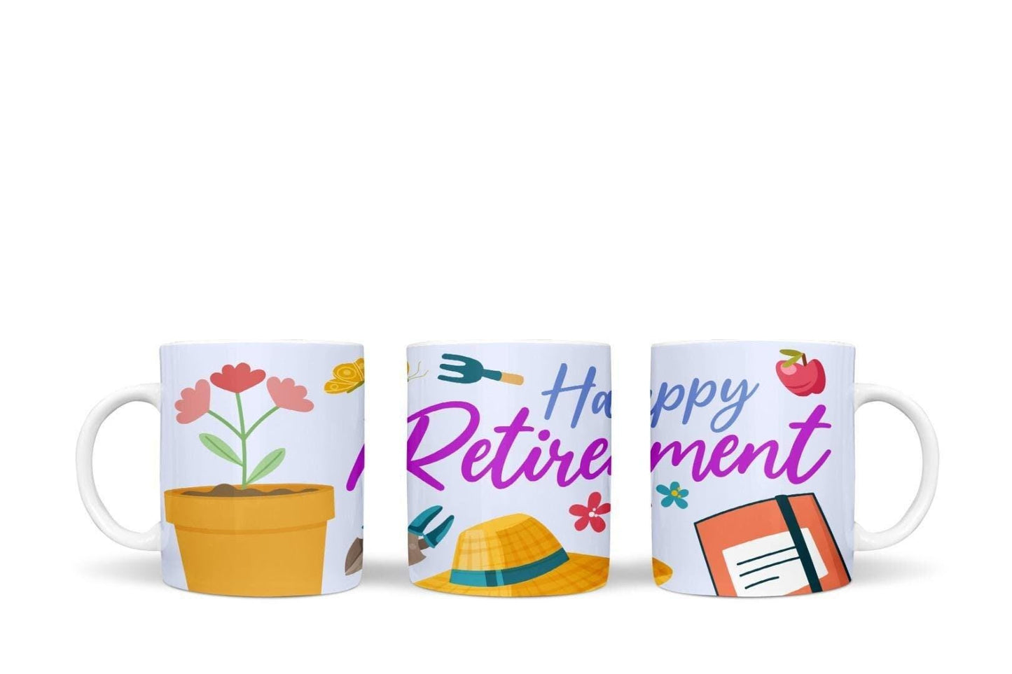 Happy Retirement Mug & Coaster Gift Set Colleague Leaving Work Retiring Gift
