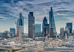 London Cityscape City Skyline Office Bedroom Giant Poster - A4 A3 A2 A1 Sizes