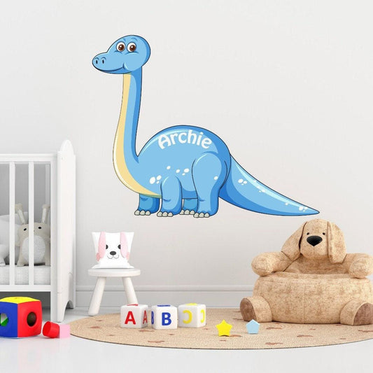Personalised Dinosaur Wall Sticker Elevate Boys Nursery And Bedroom With Custom Wall Vinyl Art