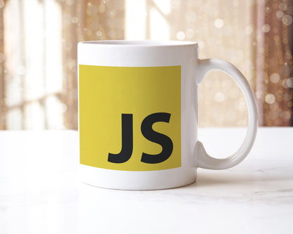 Javascript Logo Mug: Gift for Developers - UK Made
