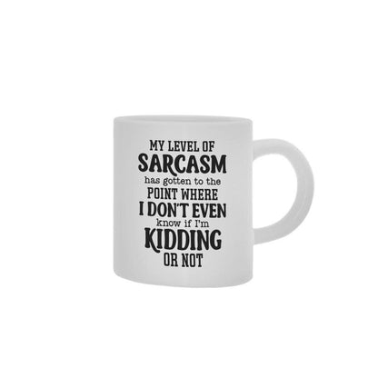 Funny Mug And Coaster Gift Set My Level Of Sarcasm Office Coffee Cup Gifts