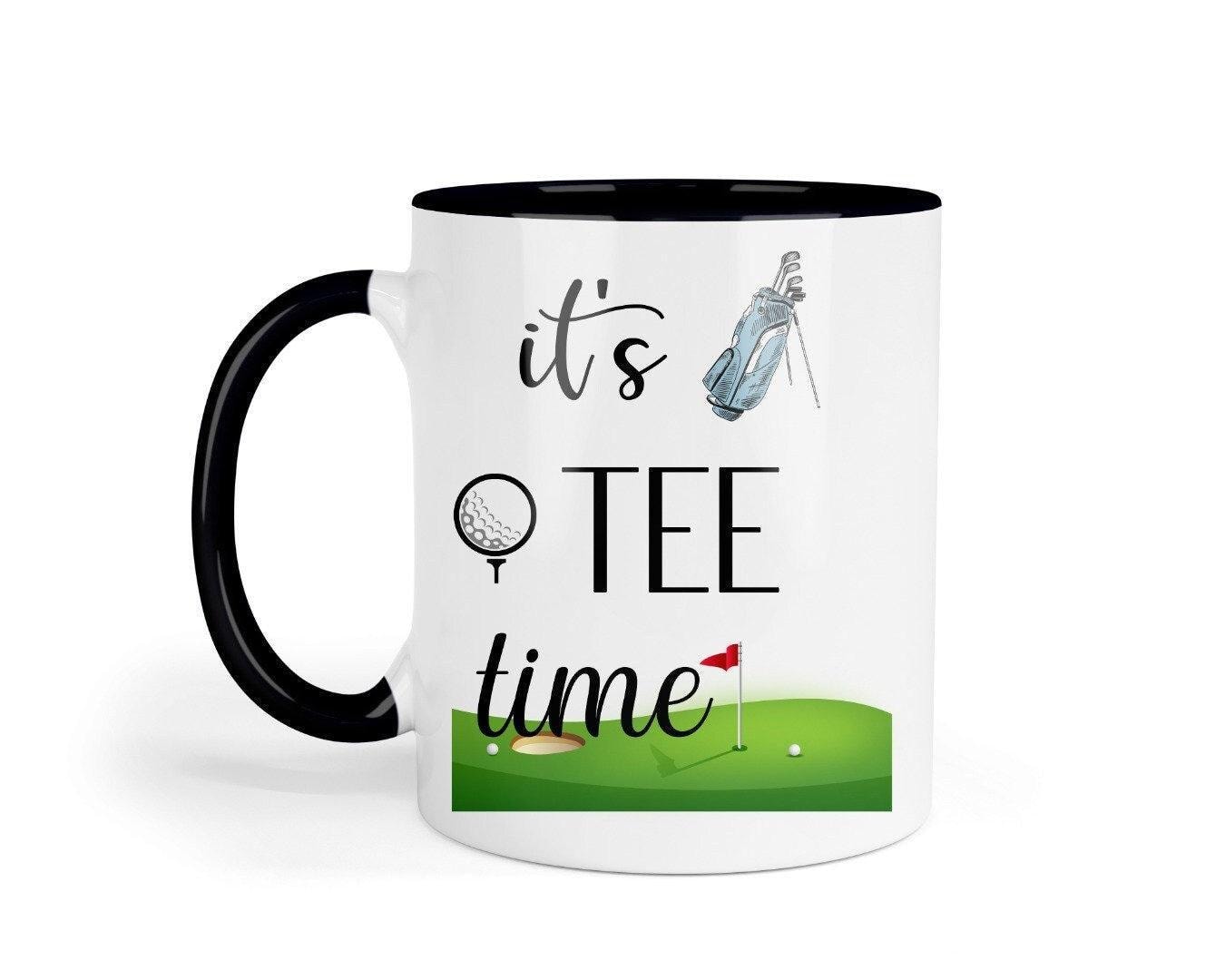 It's Tee Time Golf Mug & Coaster Set: Golfer Gift