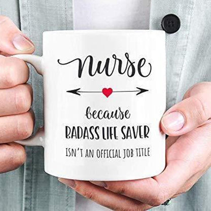 Nurse Mug life Saver Funny Graduation Nurse Grad Student Appreciation Gift