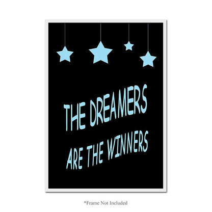 The Dreamers Wall Poster Motivational Inspirational Quote Bedroom Print Decor