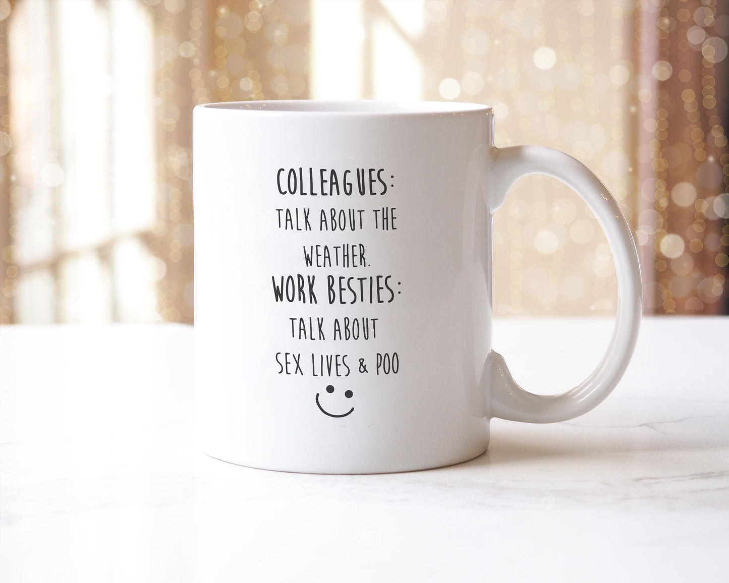Funny Colleagues Coffee Mug: Novelty Gift for Friends & Coworkers