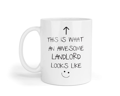 This Is What An Awesome Landlord Looks Like Coffee Mug Novelty Landlord Fathers Day Land Owner Landlady Tea Cup Gift Christmas Present