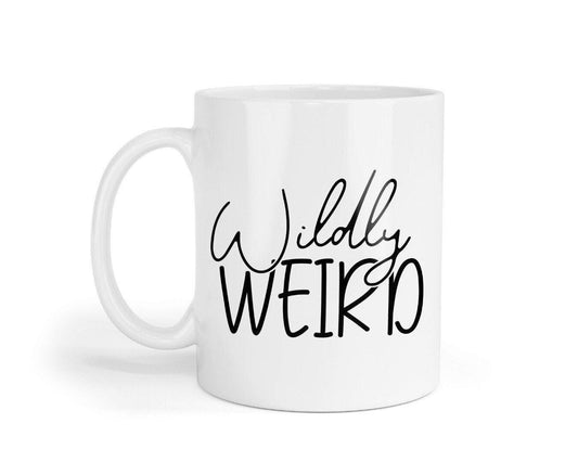 Widly Werid - Funny Ceramic Novelty Mug & Coaster Coffee Tea Cup Office Coworker Gift
