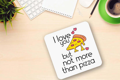 Pizza Lovers Novelty Mug & Coaster Gift Set Funny Birthday Office Joke Coffee Tea Mug