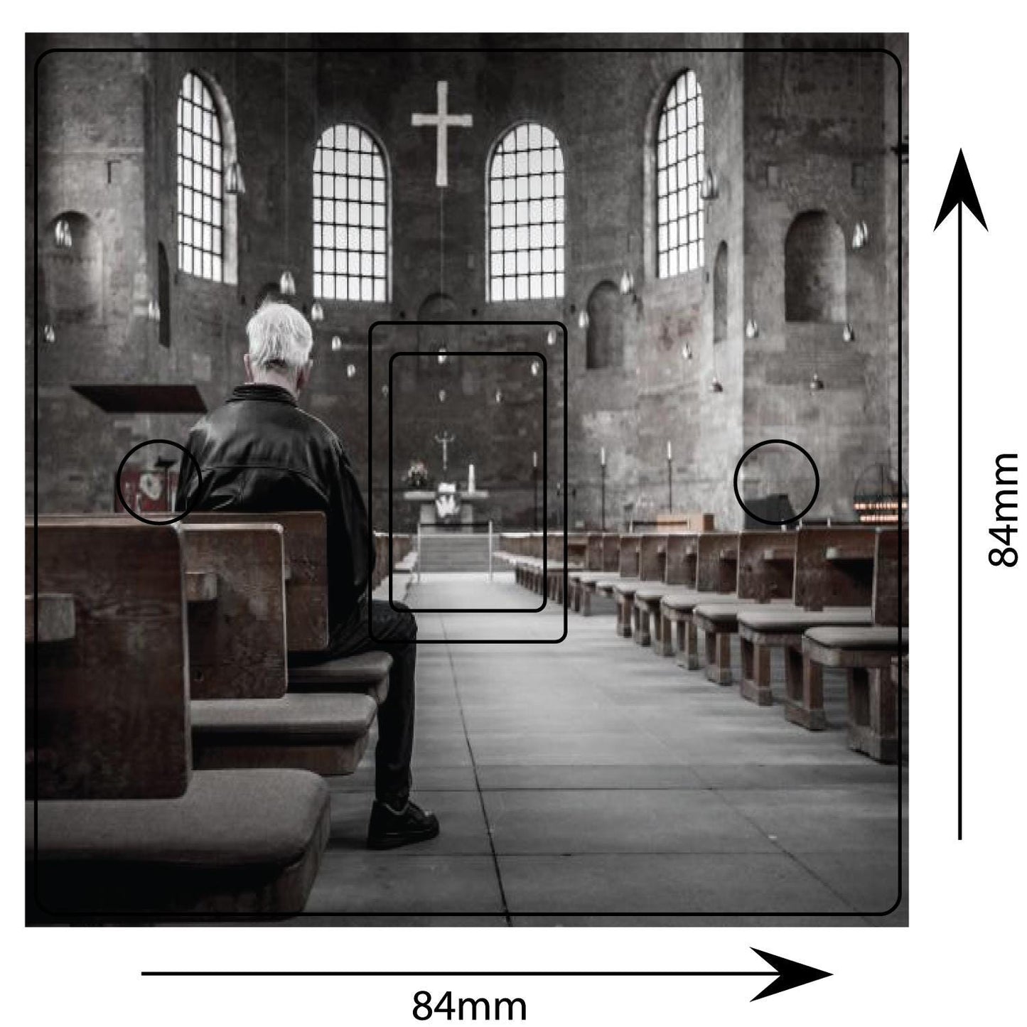 Church Faith 3d Light Switch Sticker Cover Vinyl Skin Wall Decal Bedroom Decor