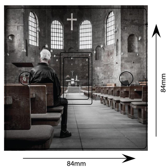 Church Faith 3d Light Switch Sticker Cover Vinyl Skin Wall Decal Bedroom Decor