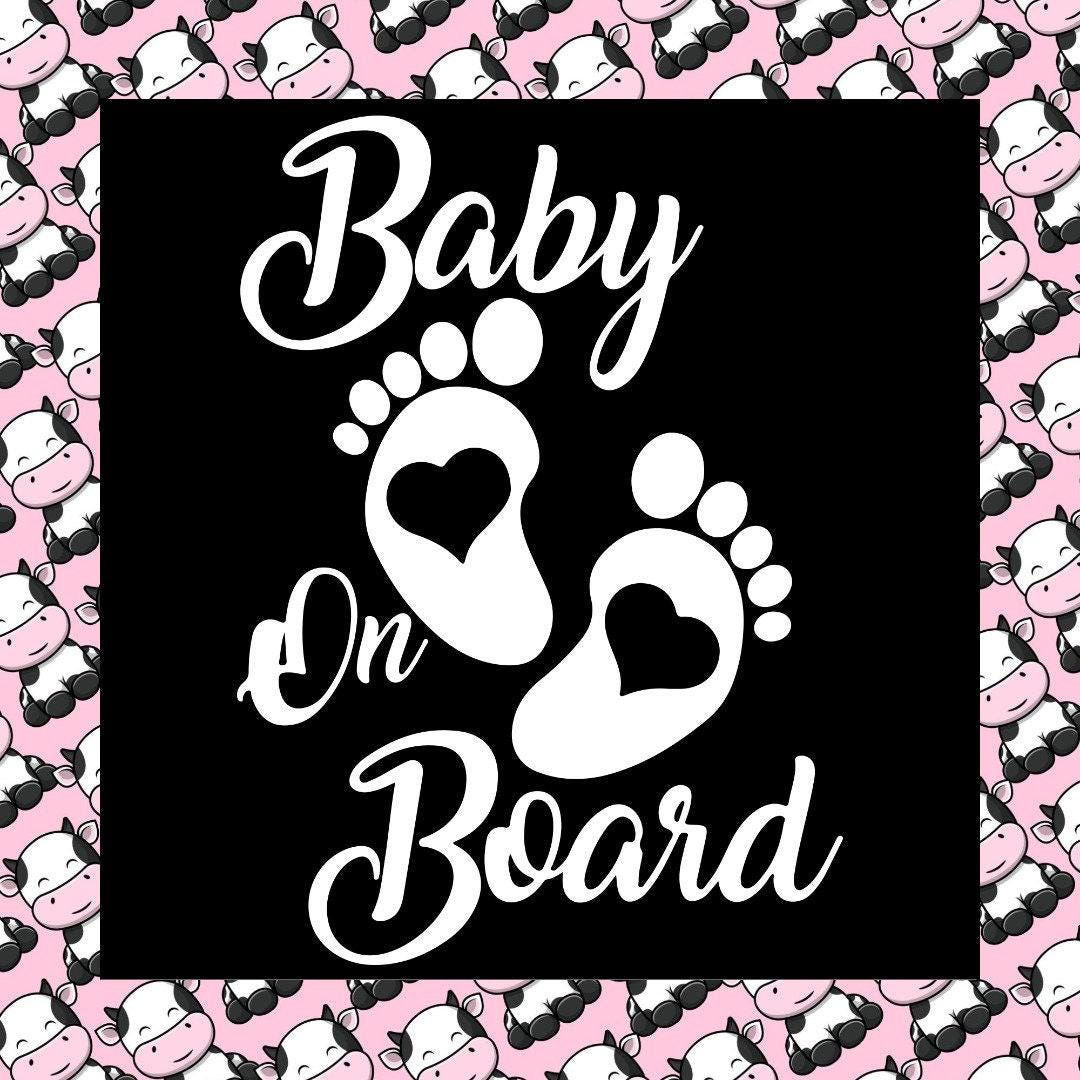 Baby On Board Car Window Bumper Sticker Vinyl Decal