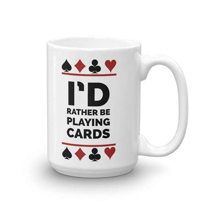 Playing Cards Mug: Humorous Gift for Poker, Bridge Players