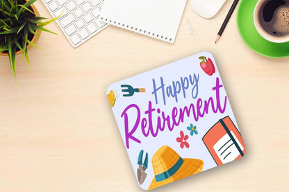 Happy Retirement Mug & Coaster Gift Set Colleague Leaving Work Retiring Gift
