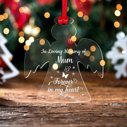 Personalised Memorial Christmas Bauble Xmas Any Name Remembrance In Memory Gift