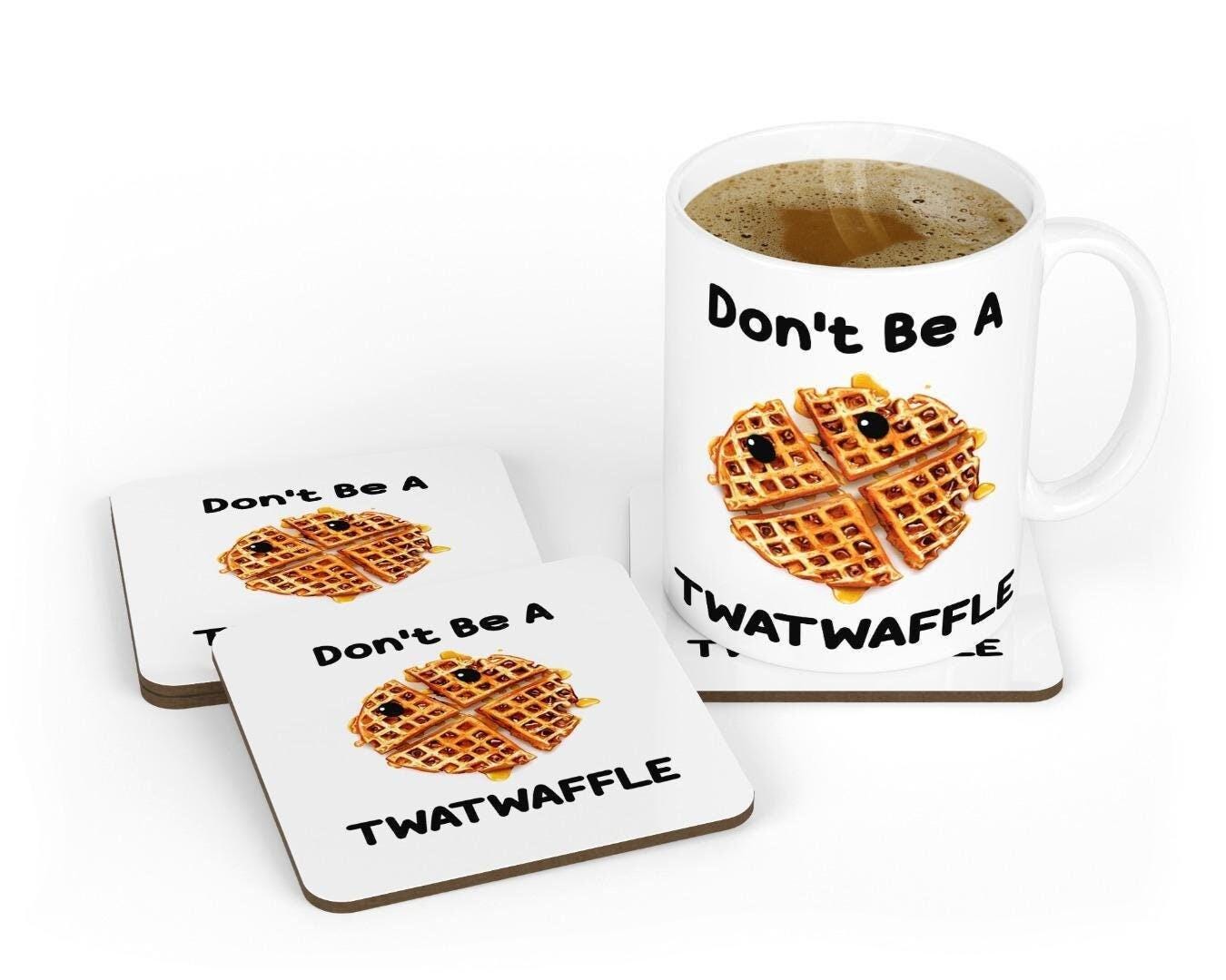 Twatwaffle Mug & Coaster Set, Funny Gift