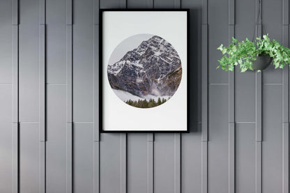 Mountain Bedroom Nature Minimalist Wall Art Nursery Home Room Decor Print Poster