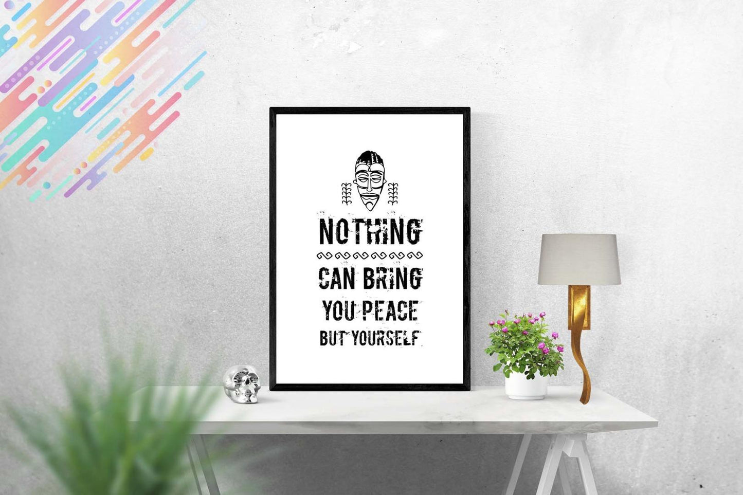 Nothing Can Bring Motivational Inspirational Love Positive Quote Poster Wall