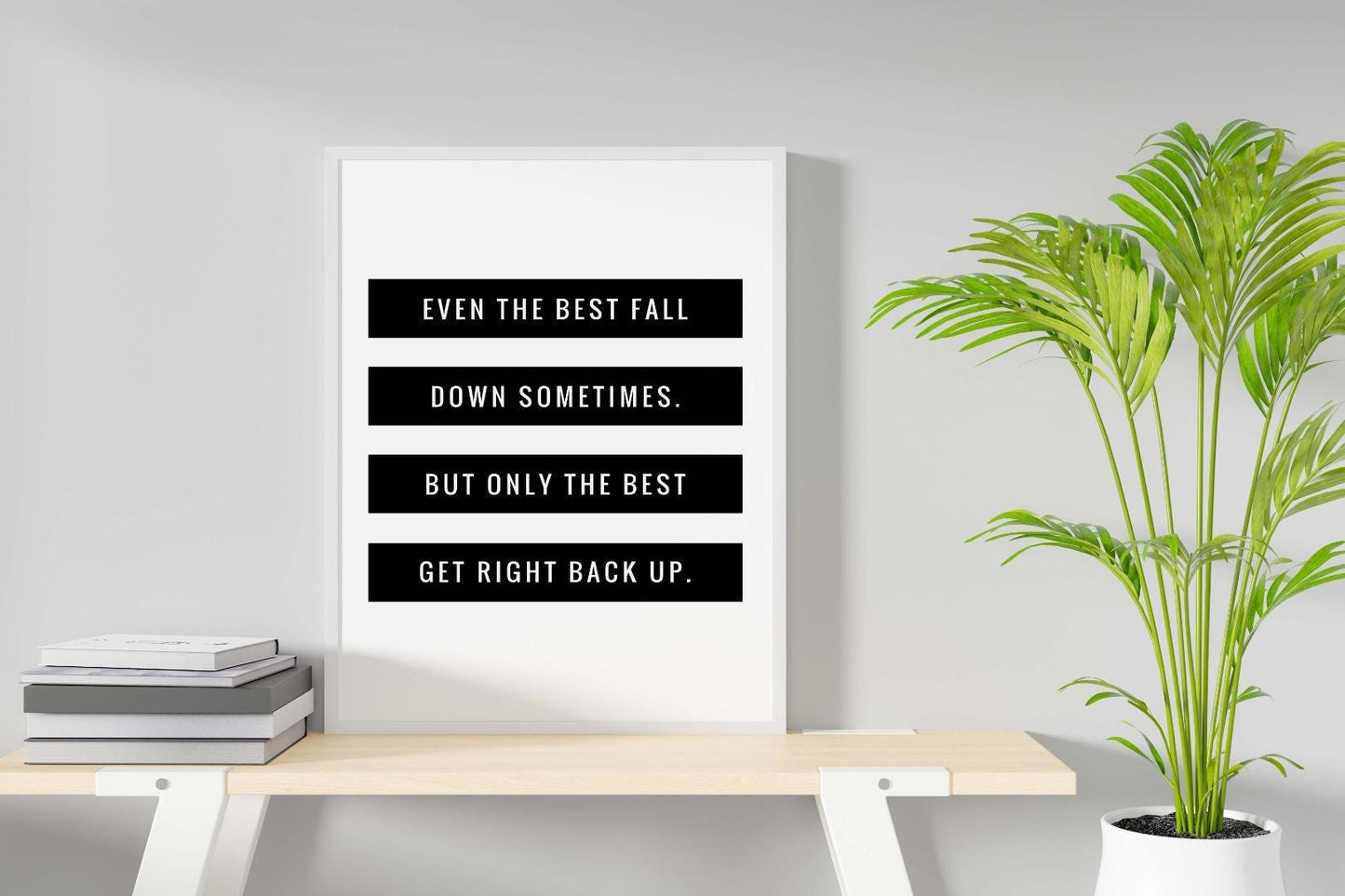 Inspirational Fall Quote Poster: Motivational Wall Art