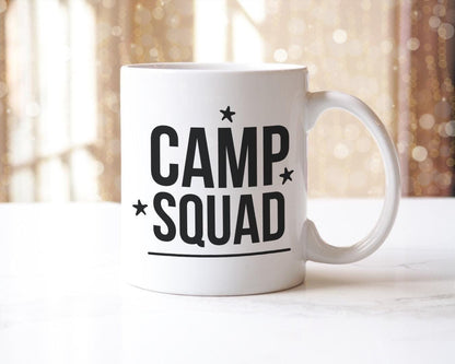 Camp Squad Mug & Coaster Set Adventure Camping Lover Birthday Friend Xmas Gift