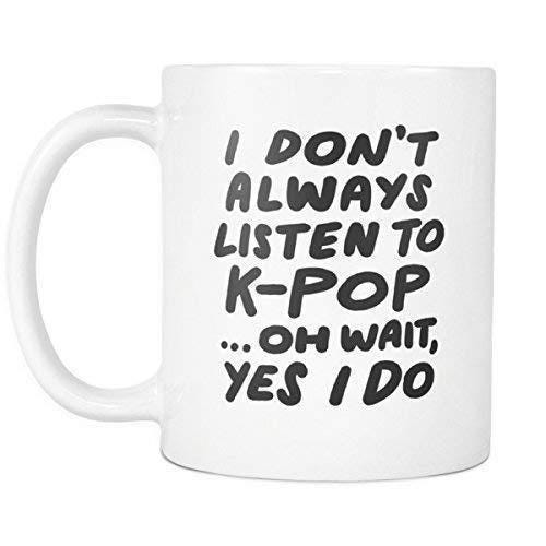 Funny K-Pop Mug: Novelty Coffee Tea Cup Gift