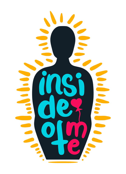 Inside Of Me Motivational Inspirational Love Positive Quote Poster Wall