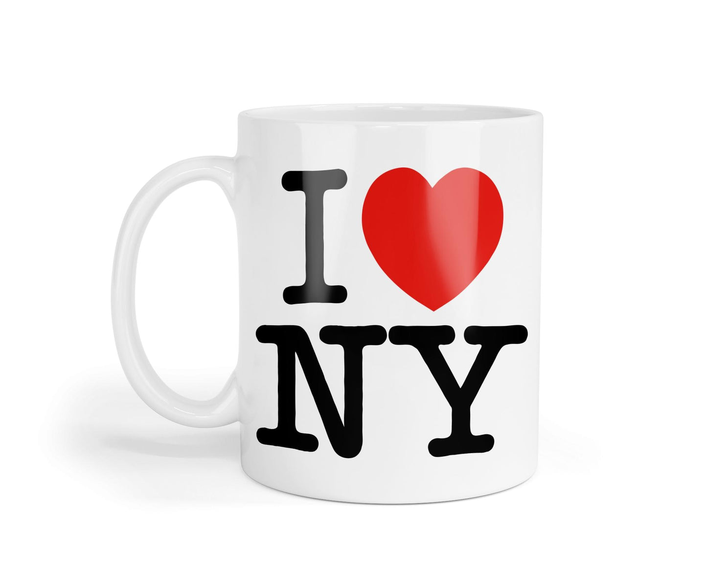 I Love NY Mug: White Coffee Cup, Birthday Gift