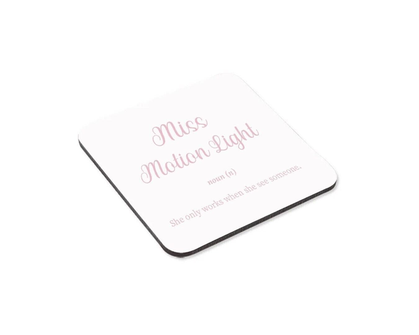 Motion Light Coworker Mug & Coaster Set: Funny Office Gift