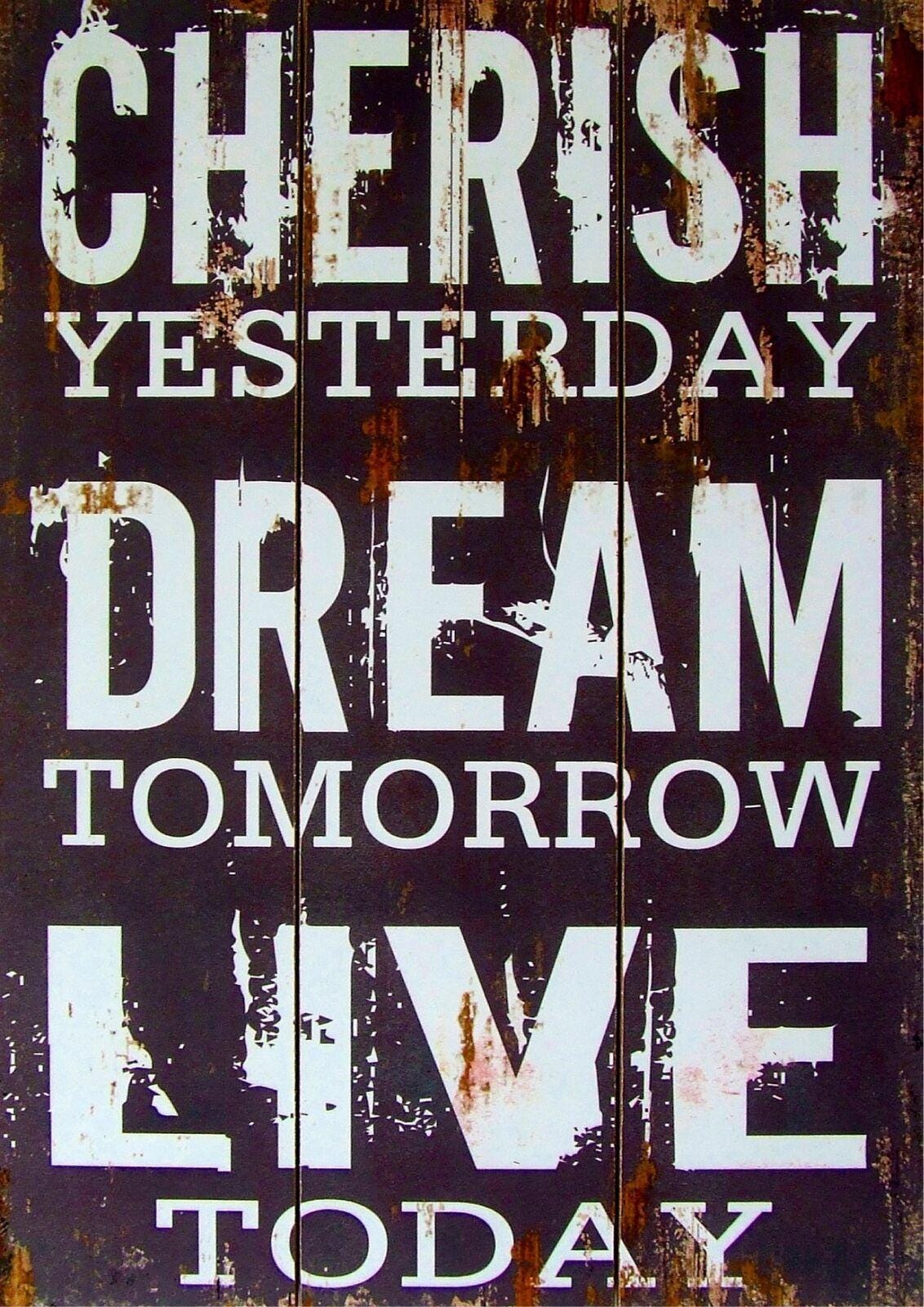 Cherish Dream Live Motivation Art Giant Poster - A5 A4 A3 A2 A1 A0 Sizes