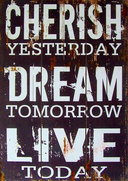 Cherish Dream Live Motivation Art Giant Poster - A5 A4 A3 A2 A1 A0 Sizes