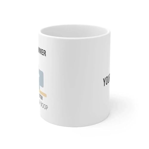 Personalized I R Programmer Make Computer | Customised Coffee Mug | 11 OZ