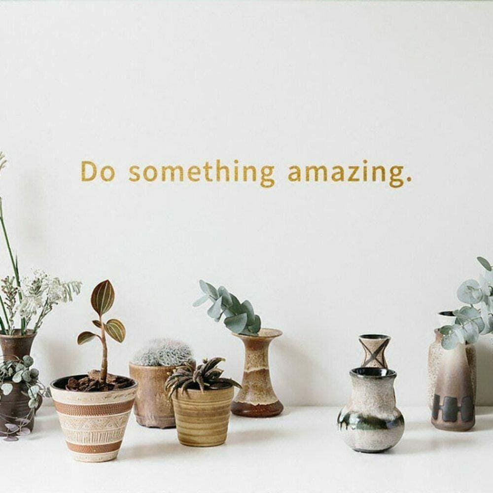 Do Something Amazing Wall Art Quote Stickers Vinyl Decal Bedroom Bathroom Home