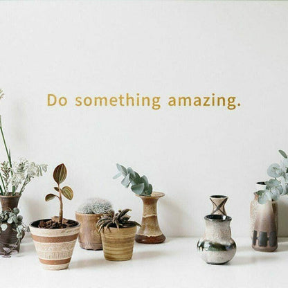 Do Something Amazing Wall Art Quote Stickers Vinyl Decal Bedroom Bathroom Home