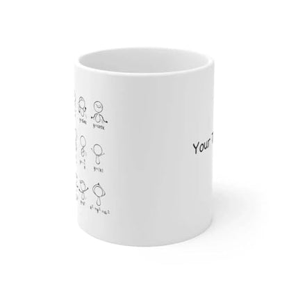 Personalized Funny Math Algebra Dance | Customised Coffee Mug | 11 OZ