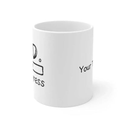 Personalized PhD in Progress Customized | Customised Coffee Mug | 11 OZ