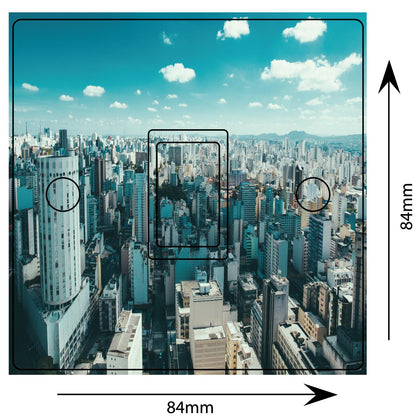 Sao Paulo Brazil 3d Light Switch Sticker Cover Vinyl Skin Wall Decal Decor