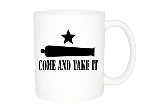Rogue River Tactical Texas Flag Come and Take | Ceramic Coffee Mug | 11 OZ