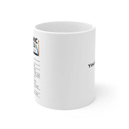 Personalized Graphic Designer Naming | Customised Coffee Mug | 11 OZ