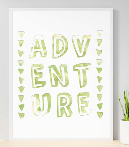 Adventure Fun Motivational Inspirational Positive Quote Art Poster Print Wall