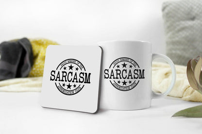 Proud Member Of The Sarcasm Appreciation Club - Novelty Mug & Coaster Coffee Tea Cup Gift